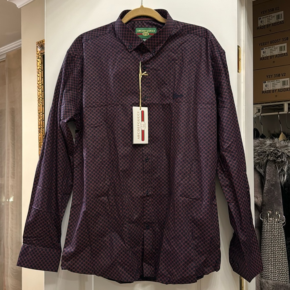 BNWT ITALIAN INSPIRED DESIGNER DRESS SHIRT